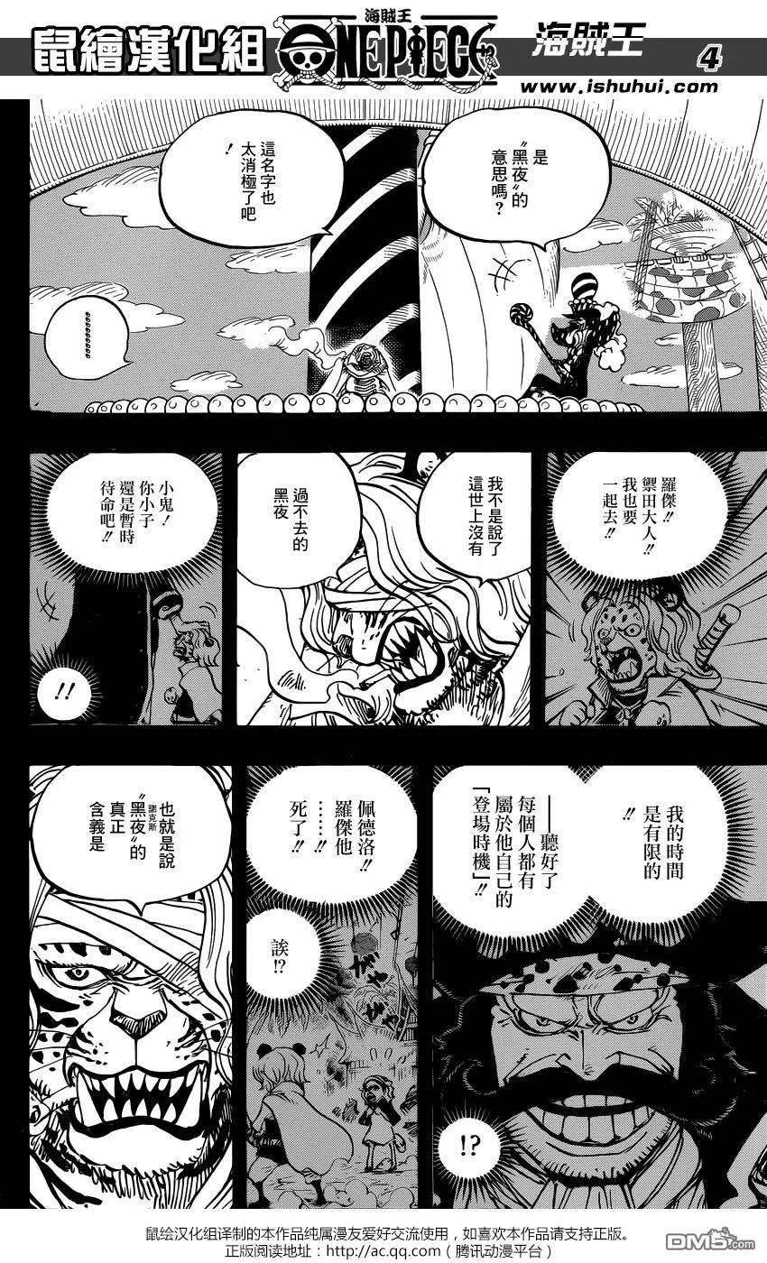 海贼王878话 毛皮族 侠客团 团长佩德洛