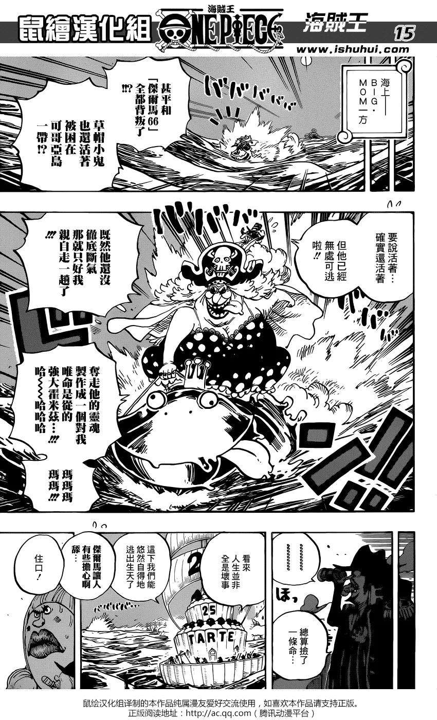 海贼王901话 死也要給我活下來
