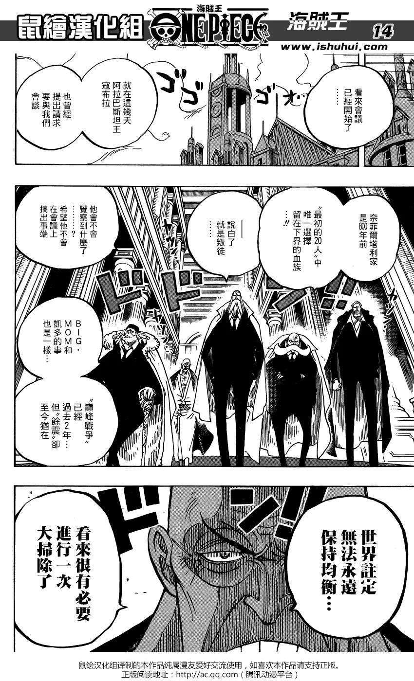 海贼王908话 世界会议开幕