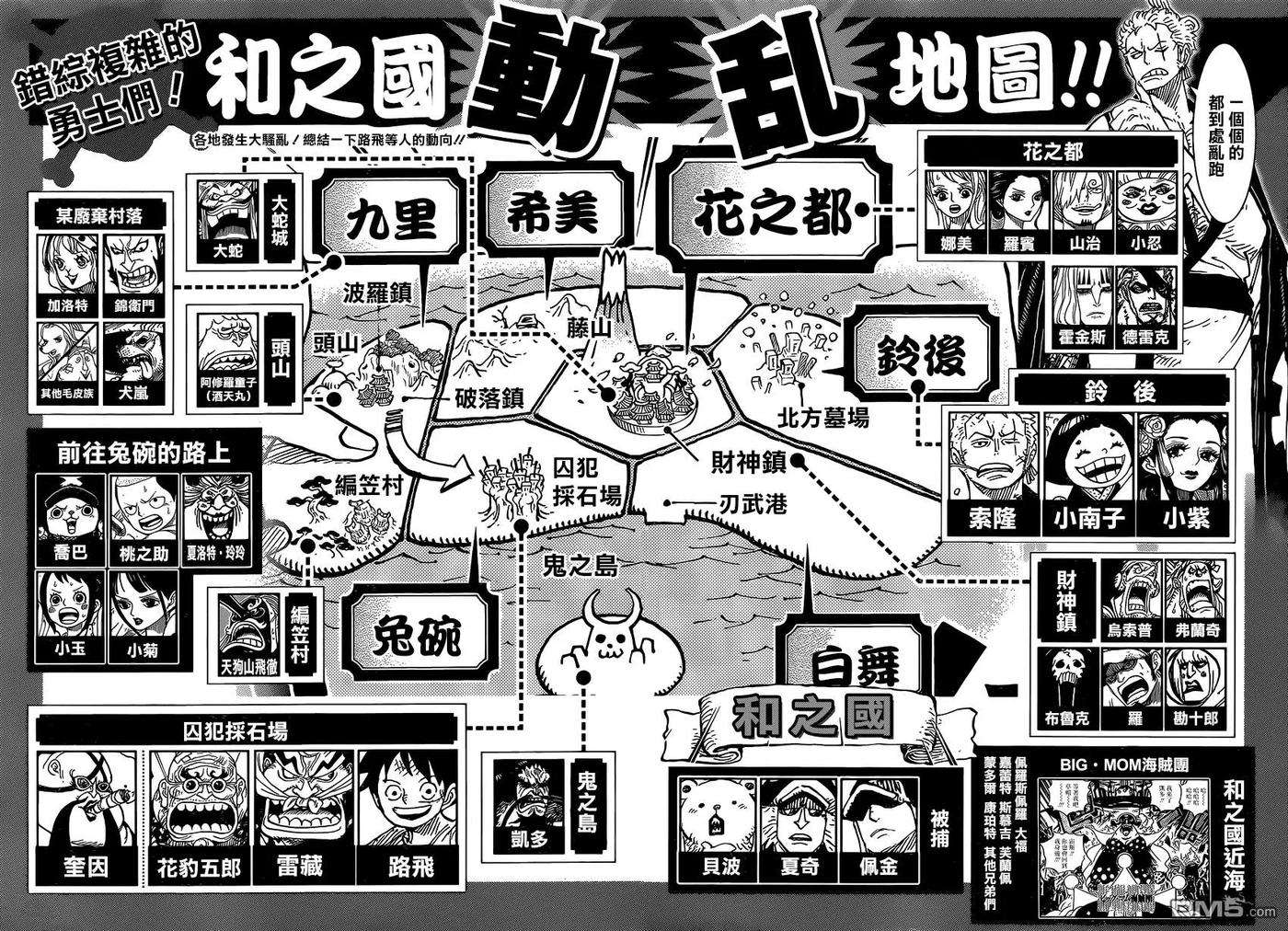 海贼王938话 女人的秘密