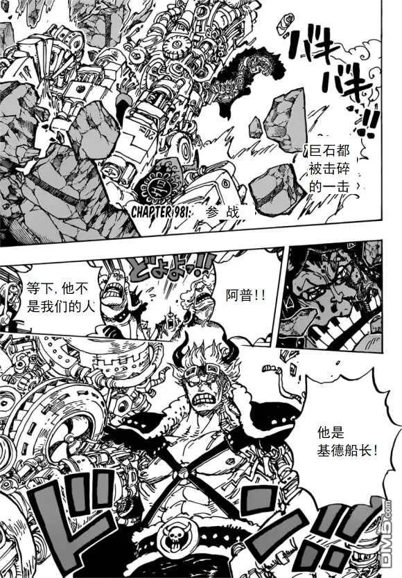 海贼王981话 参战