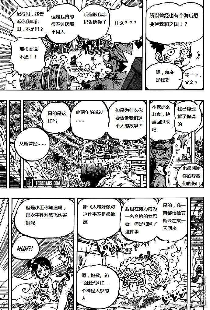 海贼王999话 为君酿待酒