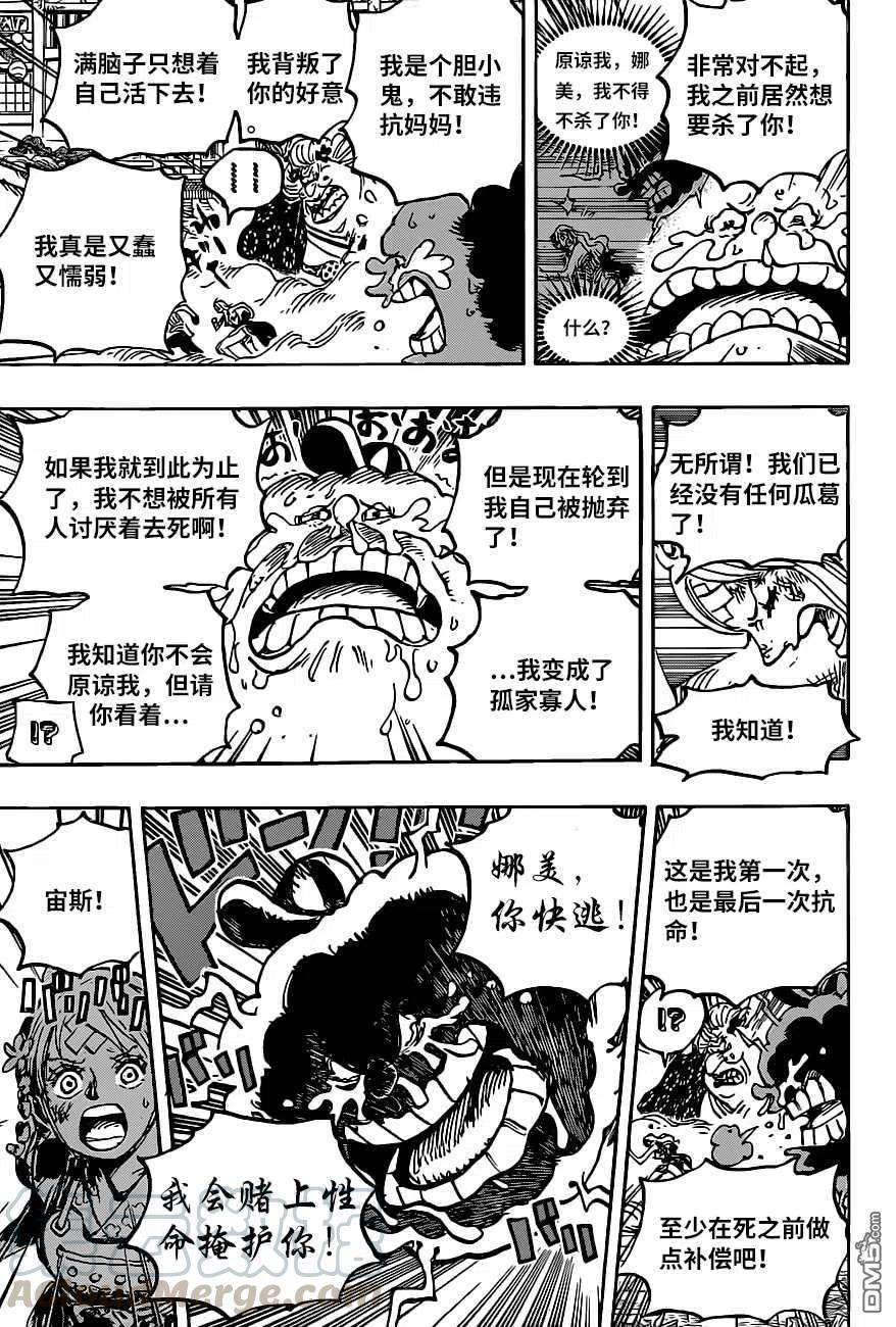 海贼王1013话 混乱的大妈