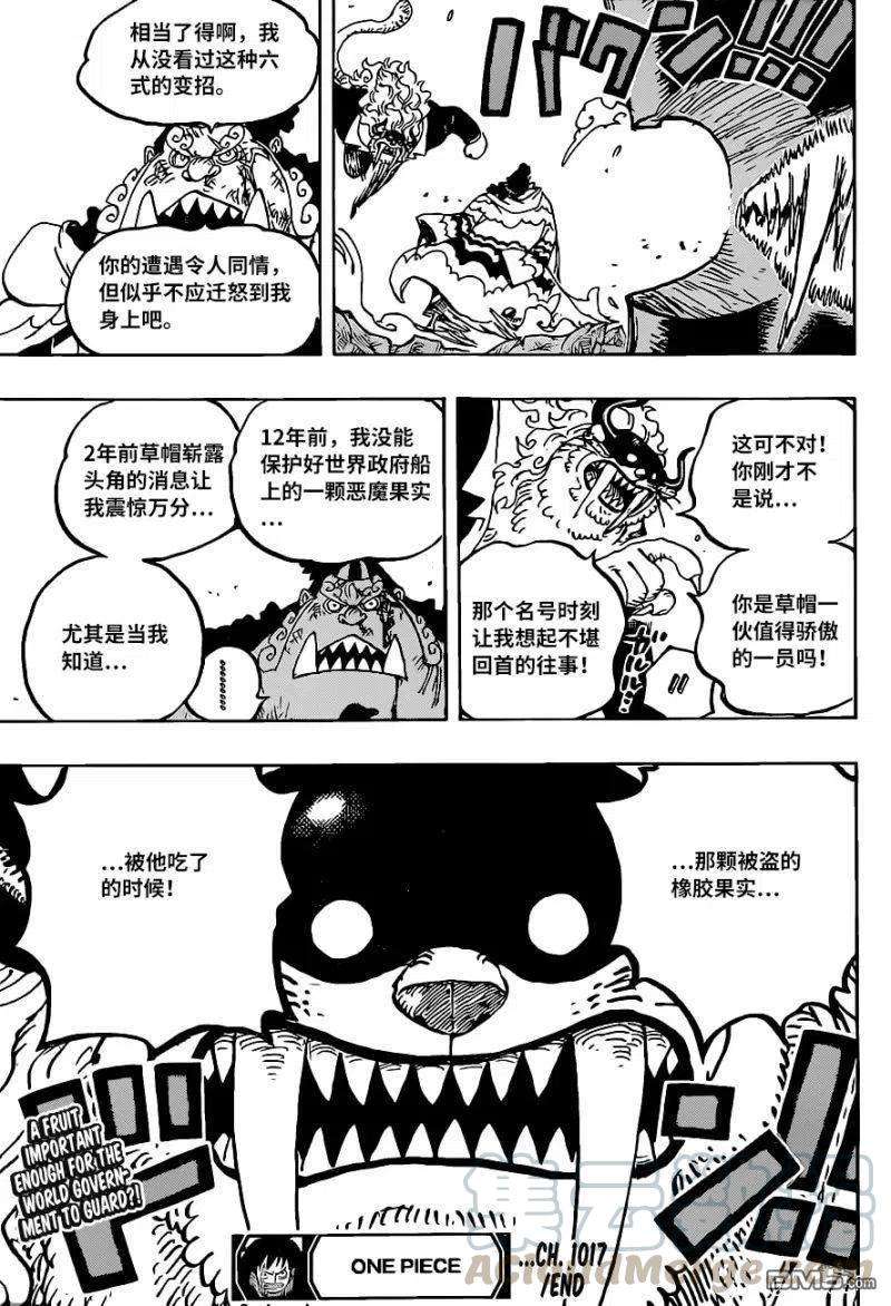 海贼王1017话 号令