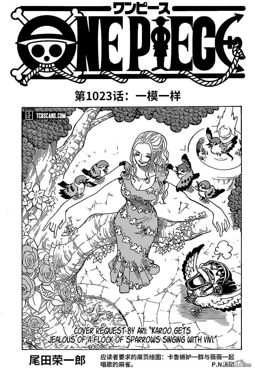海贼王1023话 一模一样
