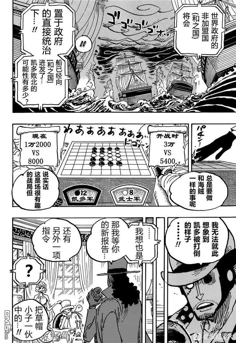 海贼王1028话 腕（蛇）龙