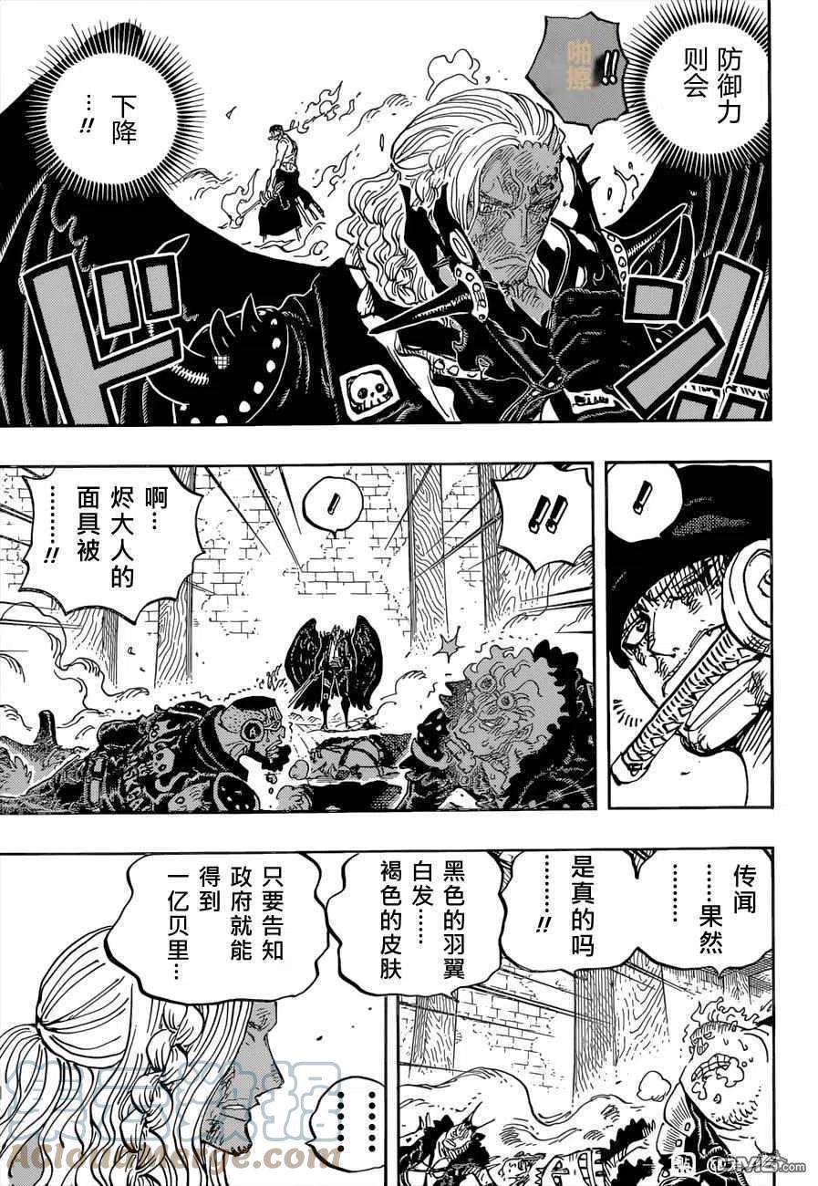 海贼王1035话 索隆VS烬