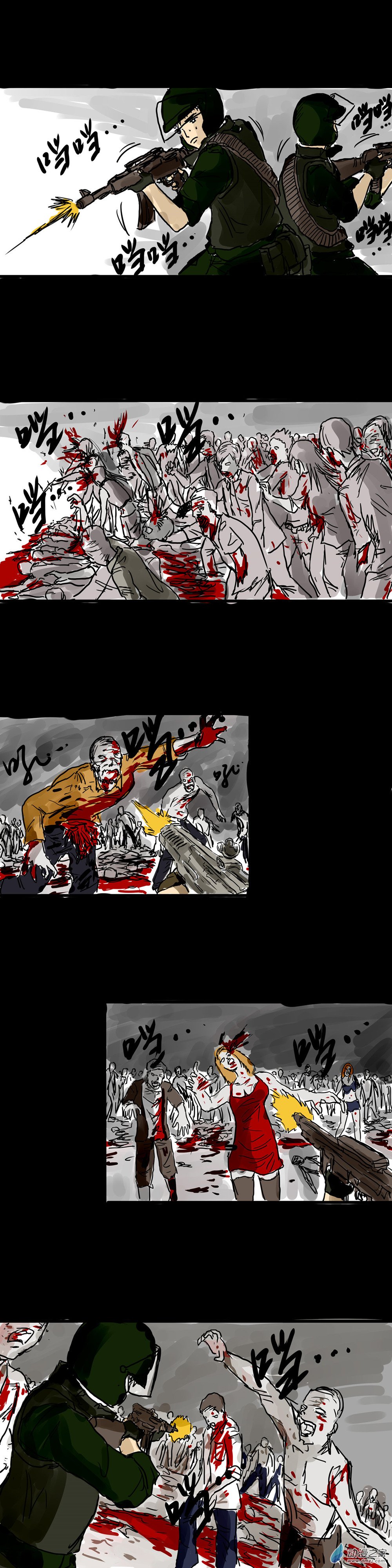 丧尸！最后的航班05 夜半哭声（二）