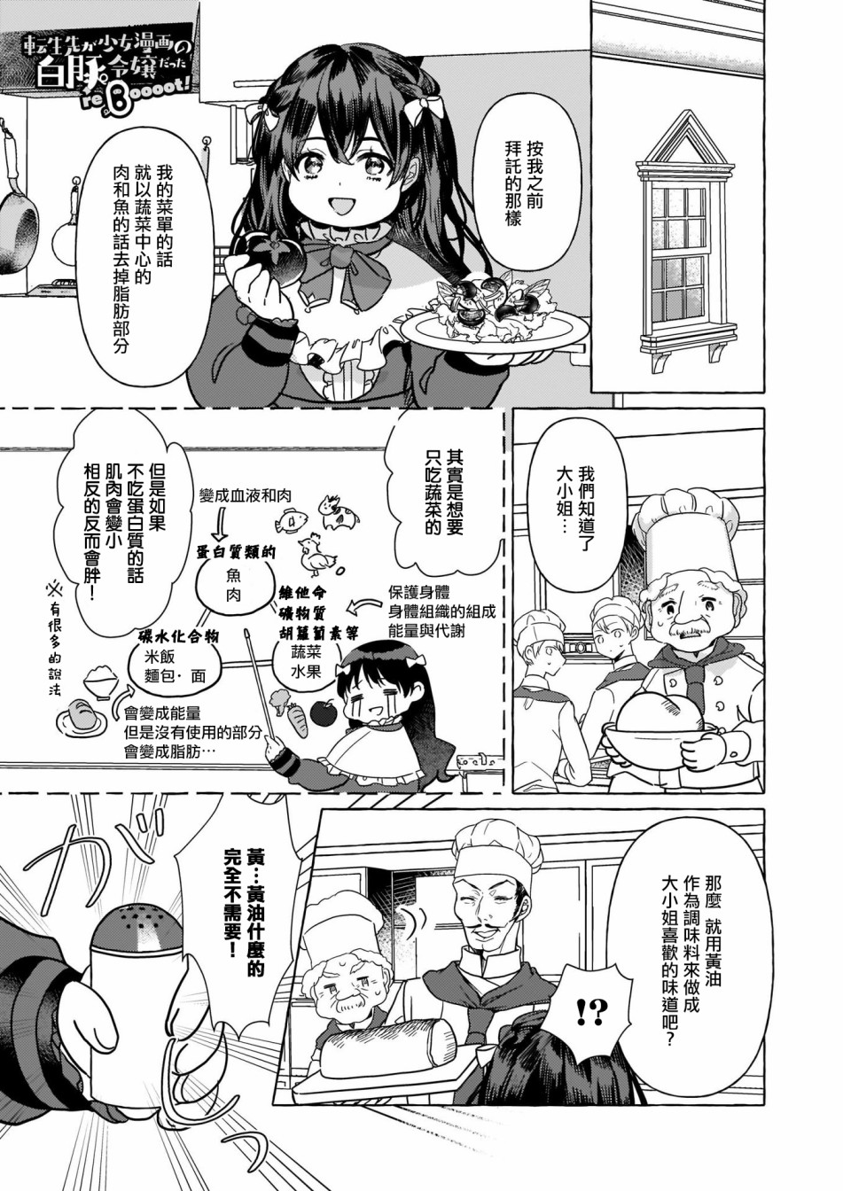 转生成了少女漫画里的白猪千金reBoooot!第02话