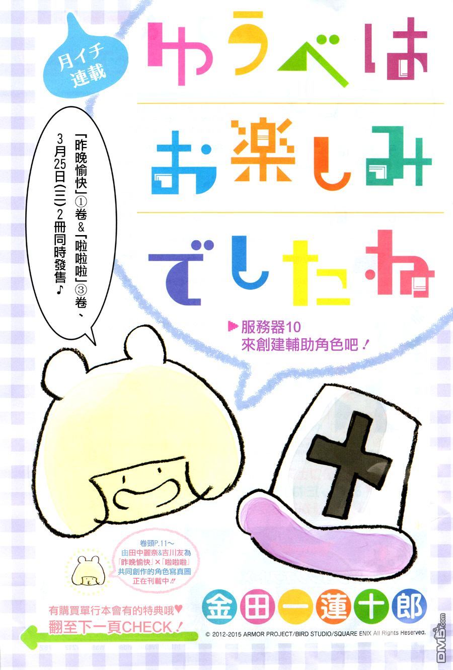 昨晚过得很愉快吧第10话 来创建辅助角色吧