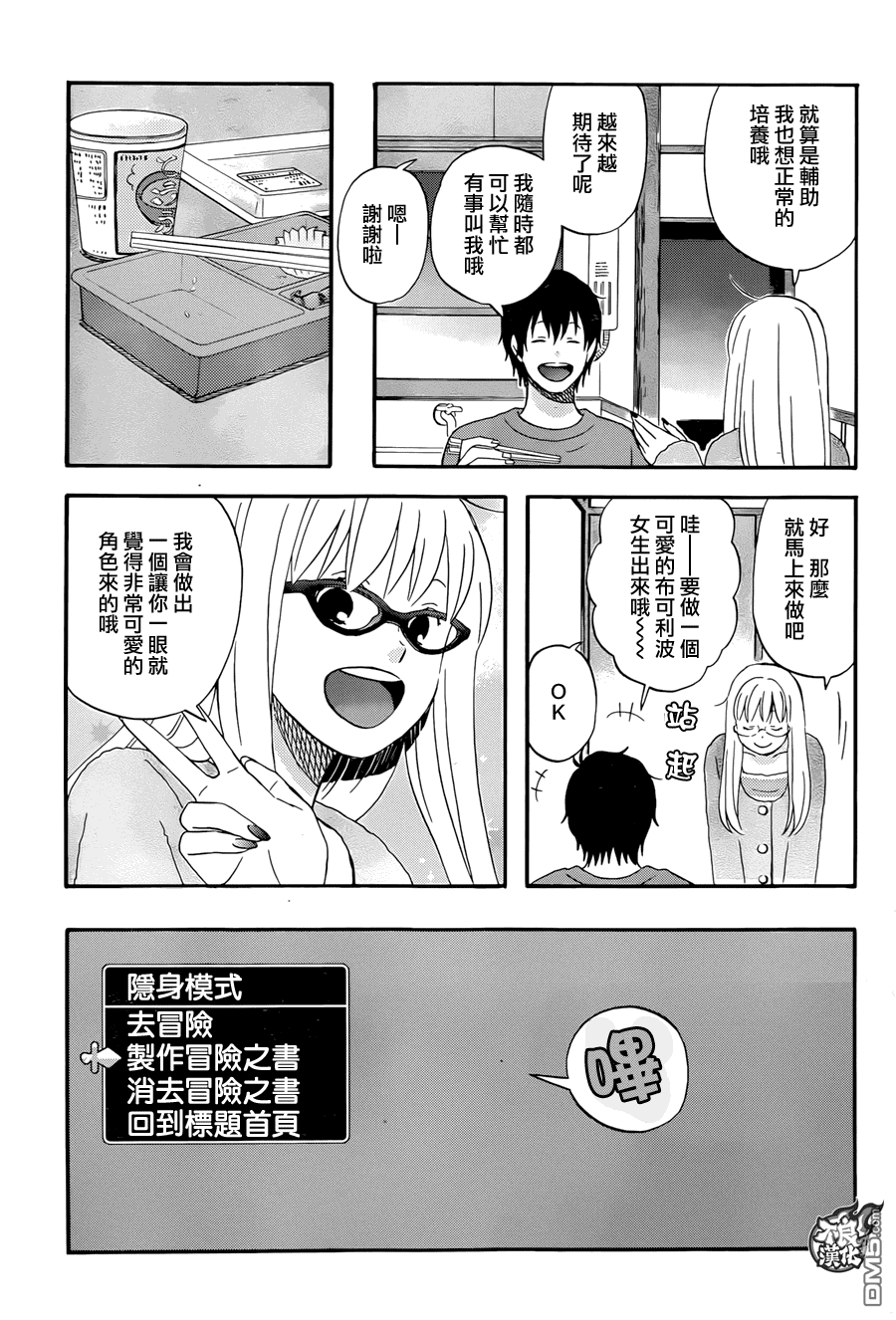 昨晚过得很愉快吧第10话 来创建辅助角色吧