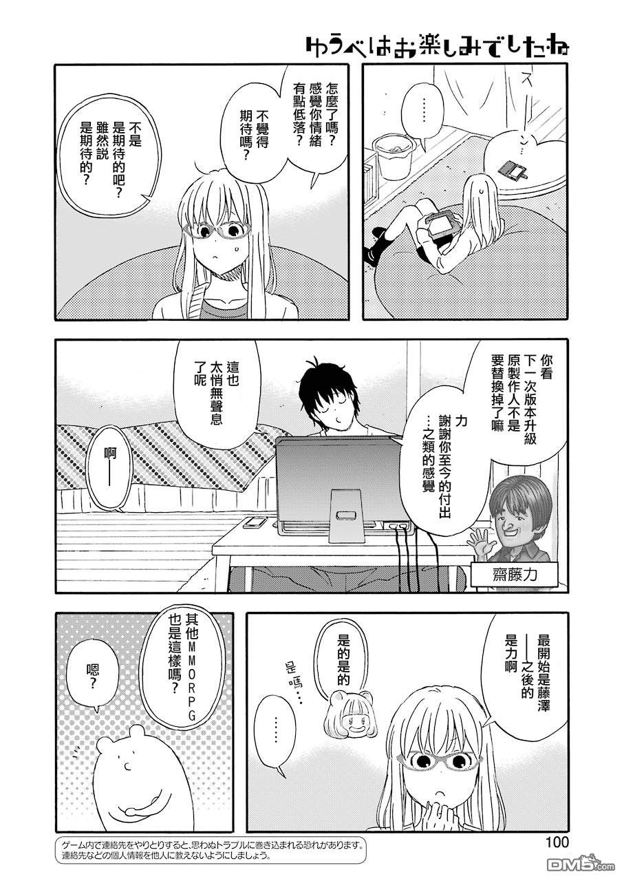 昨晚过得很愉快吧第41话 久违的一个人生活