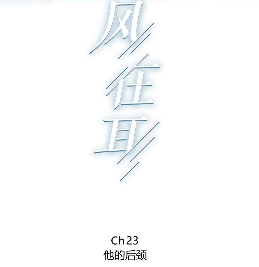 弦风在耳023 他的后颈