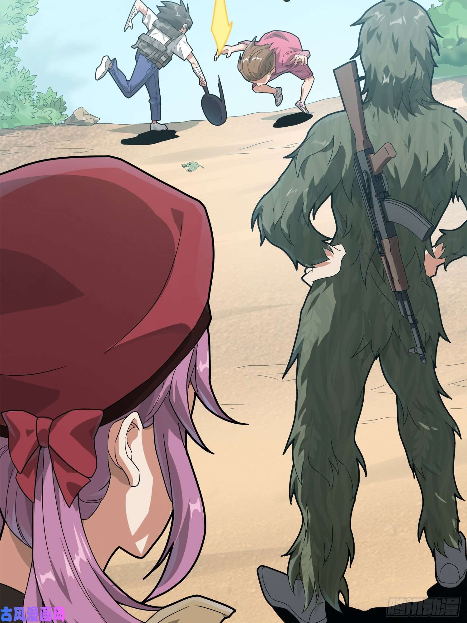 和平精英：描边战神12话.终于会合