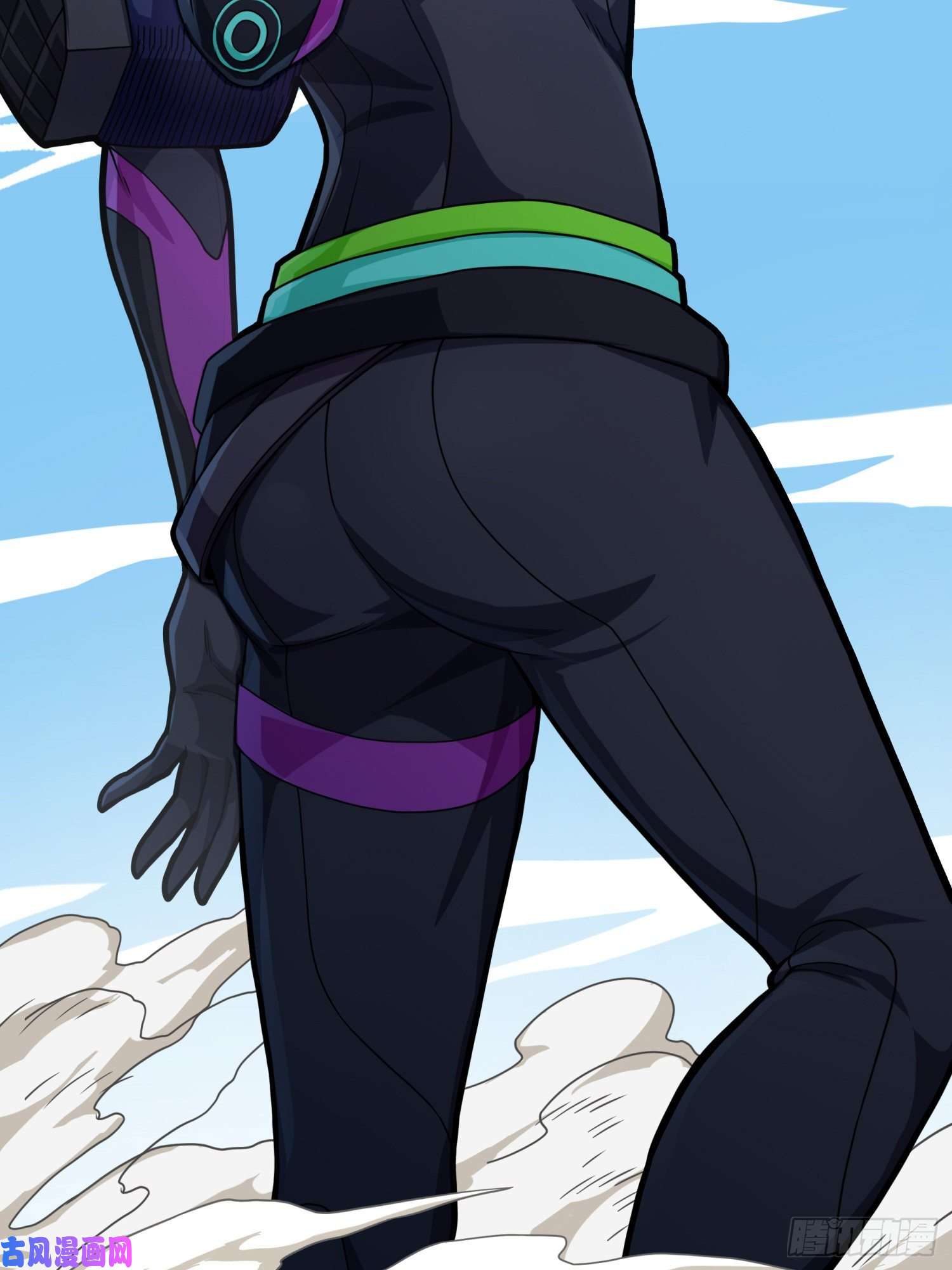 和平精英：描边战神16话.黑骑