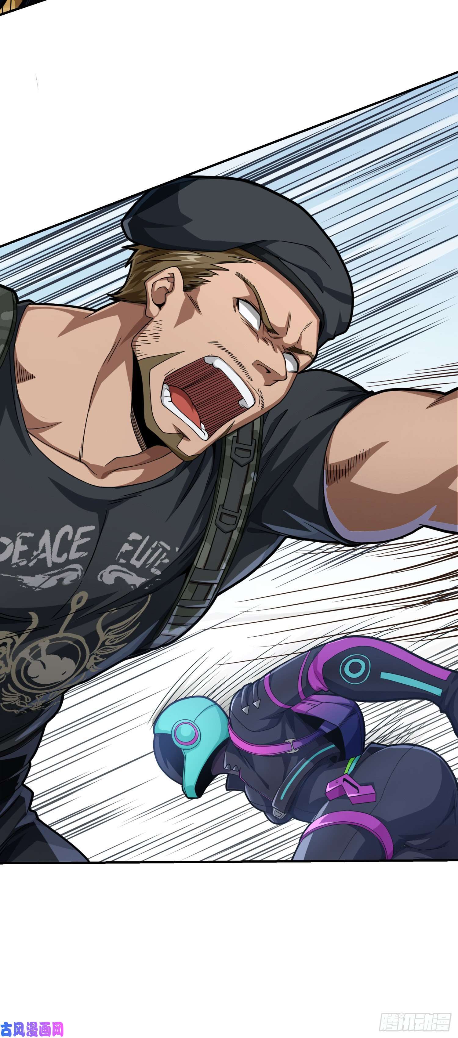 和平精英：描边战神16话.黑骑