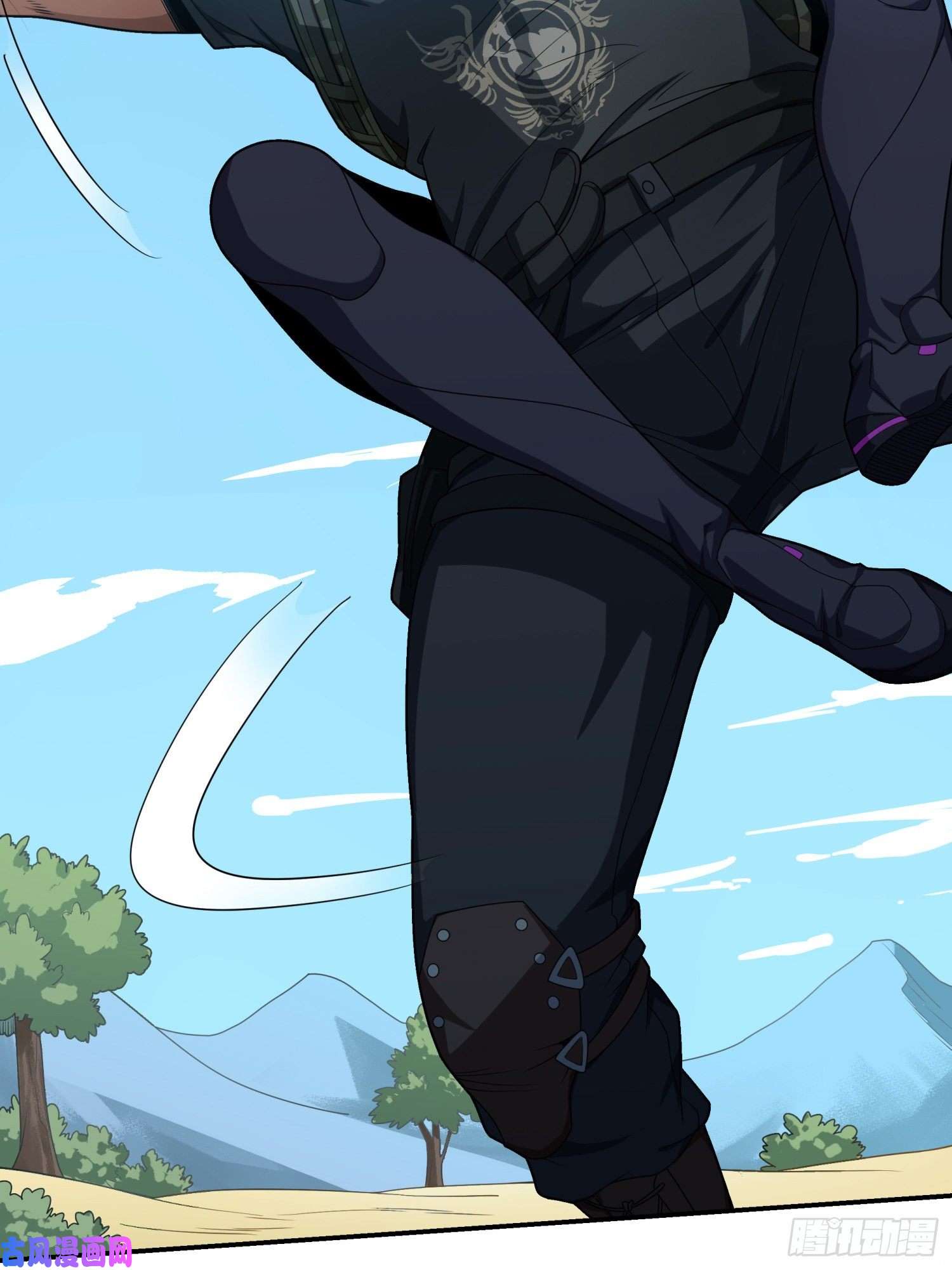 和平精英：描边战神16话.黑骑