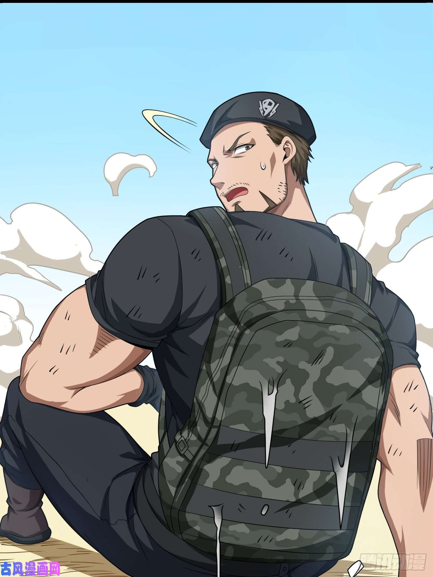 和平精英：描边战神16话.黑骑