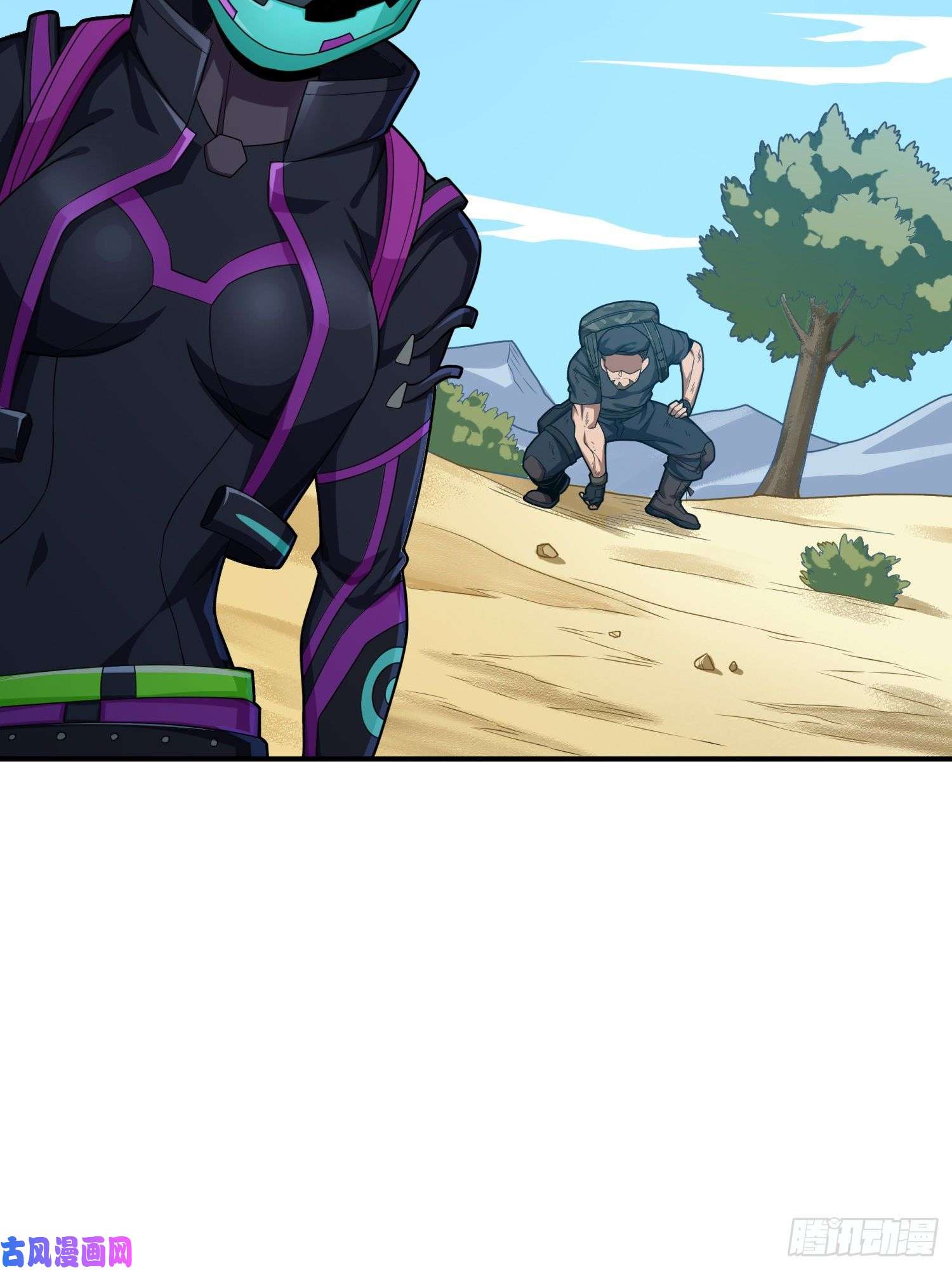 和平精英：描边战神16话.黑骑