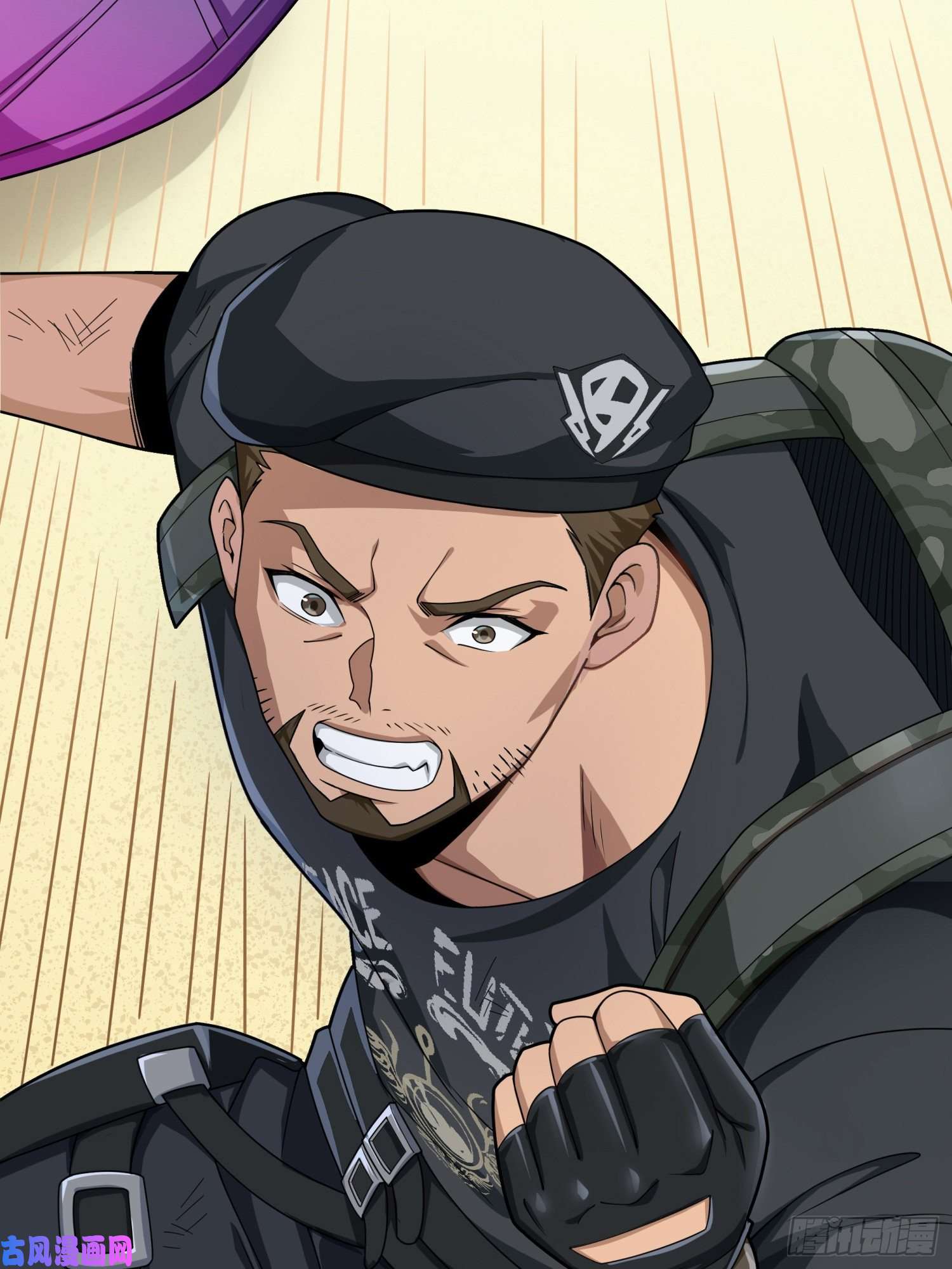 和平精英：描边战神16话.黑骑