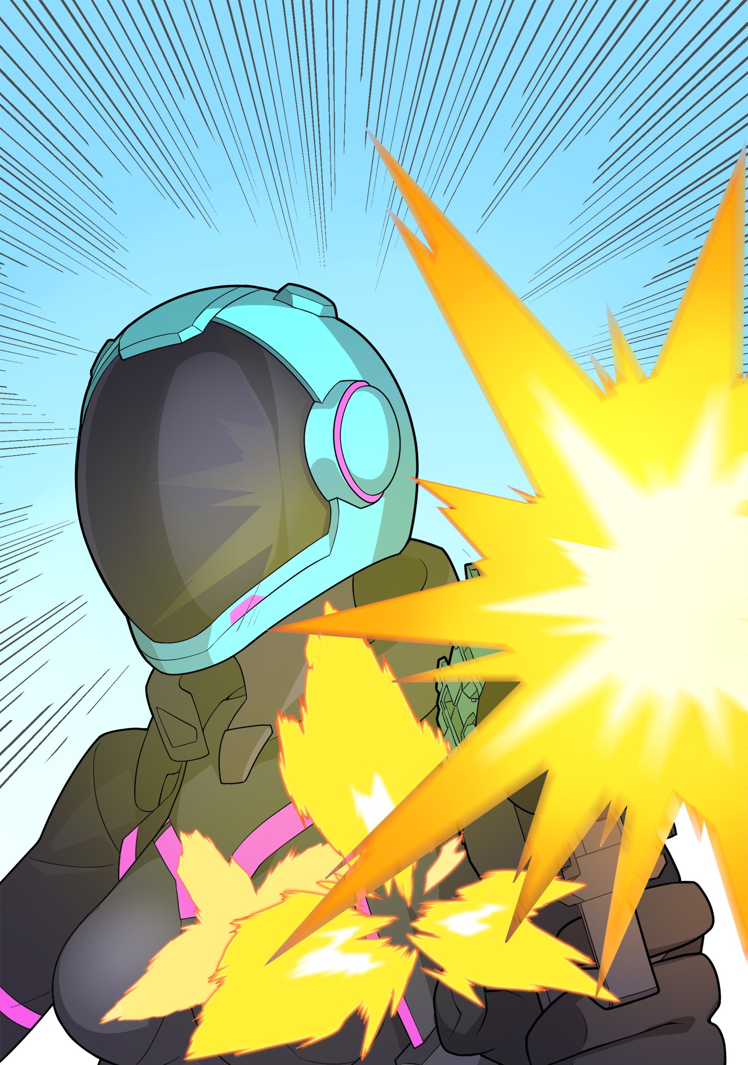 和平精英：描边战神009 两人进圈