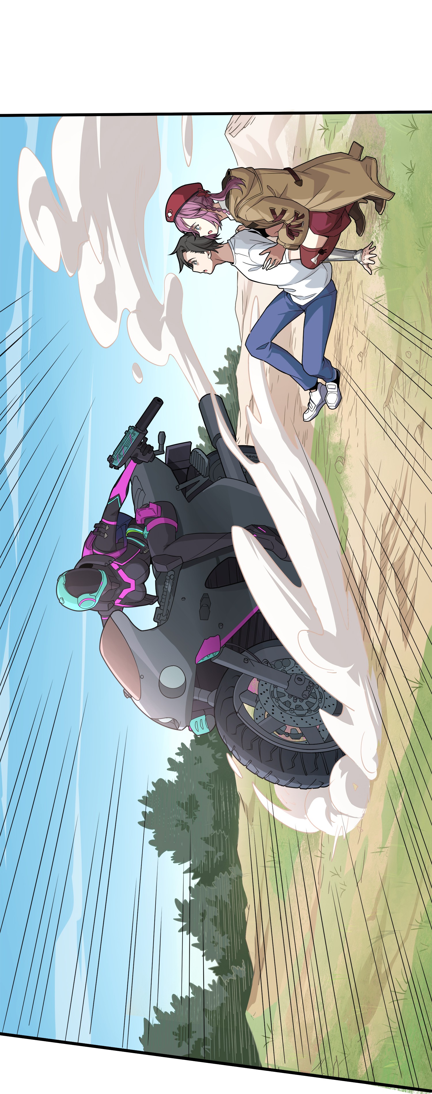 和平精英：描边战神009 两人进圈