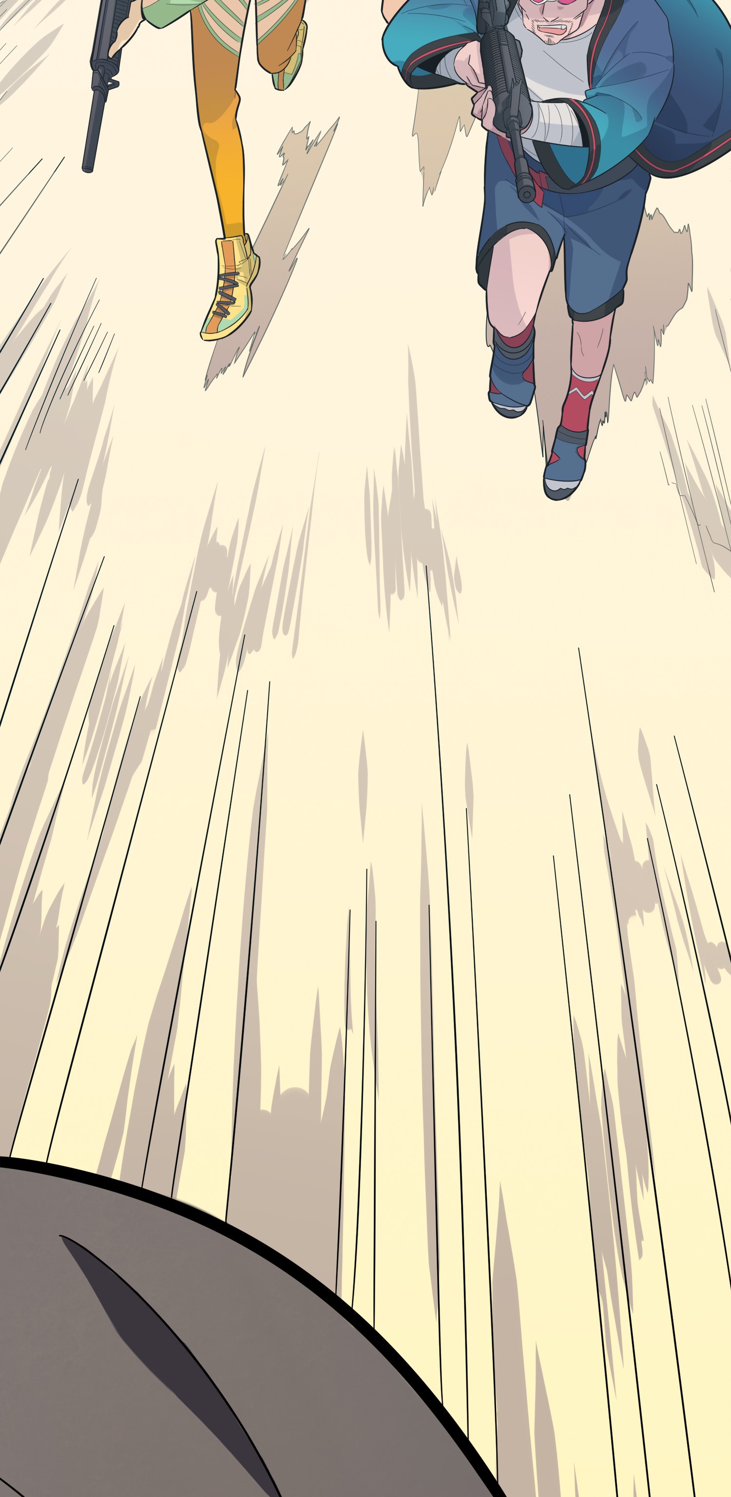 和平精英：描边战神009 两人进圈