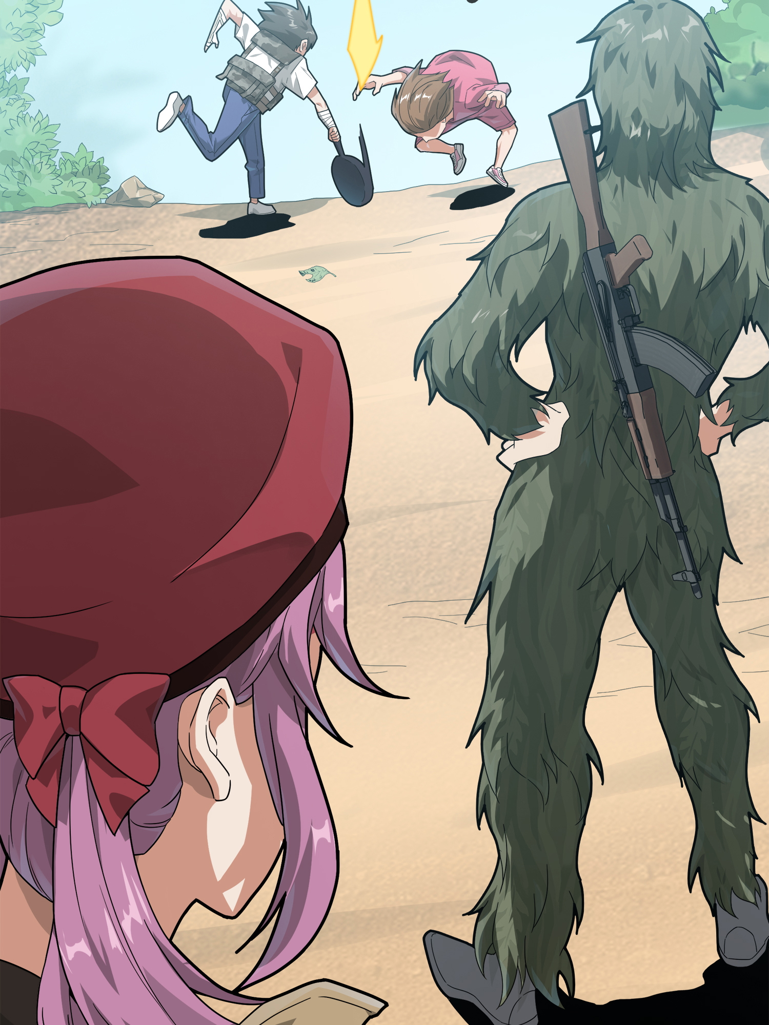 和平精英：描边战神013 终于会合