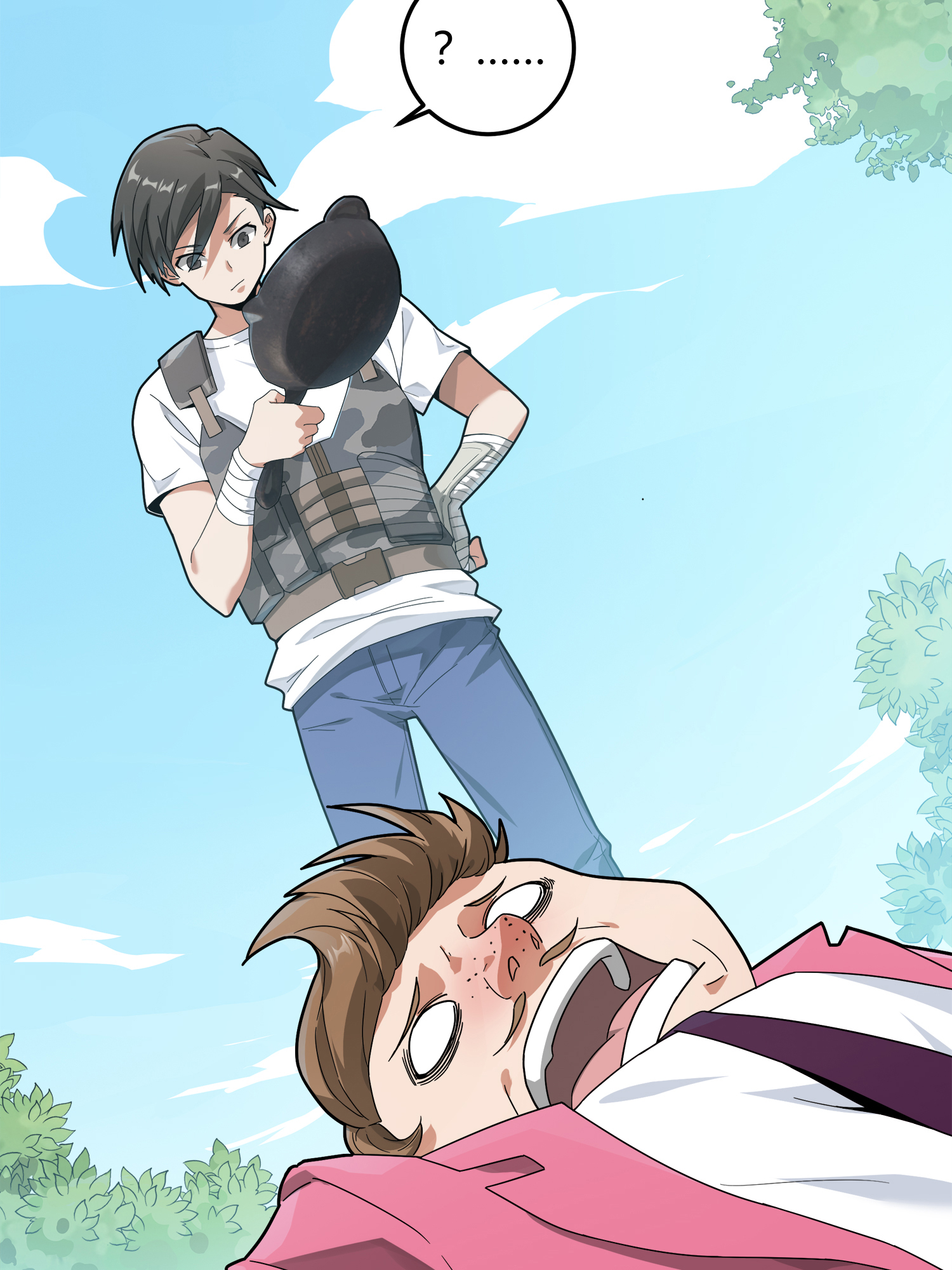 和平精英：描边战神013 终于会合