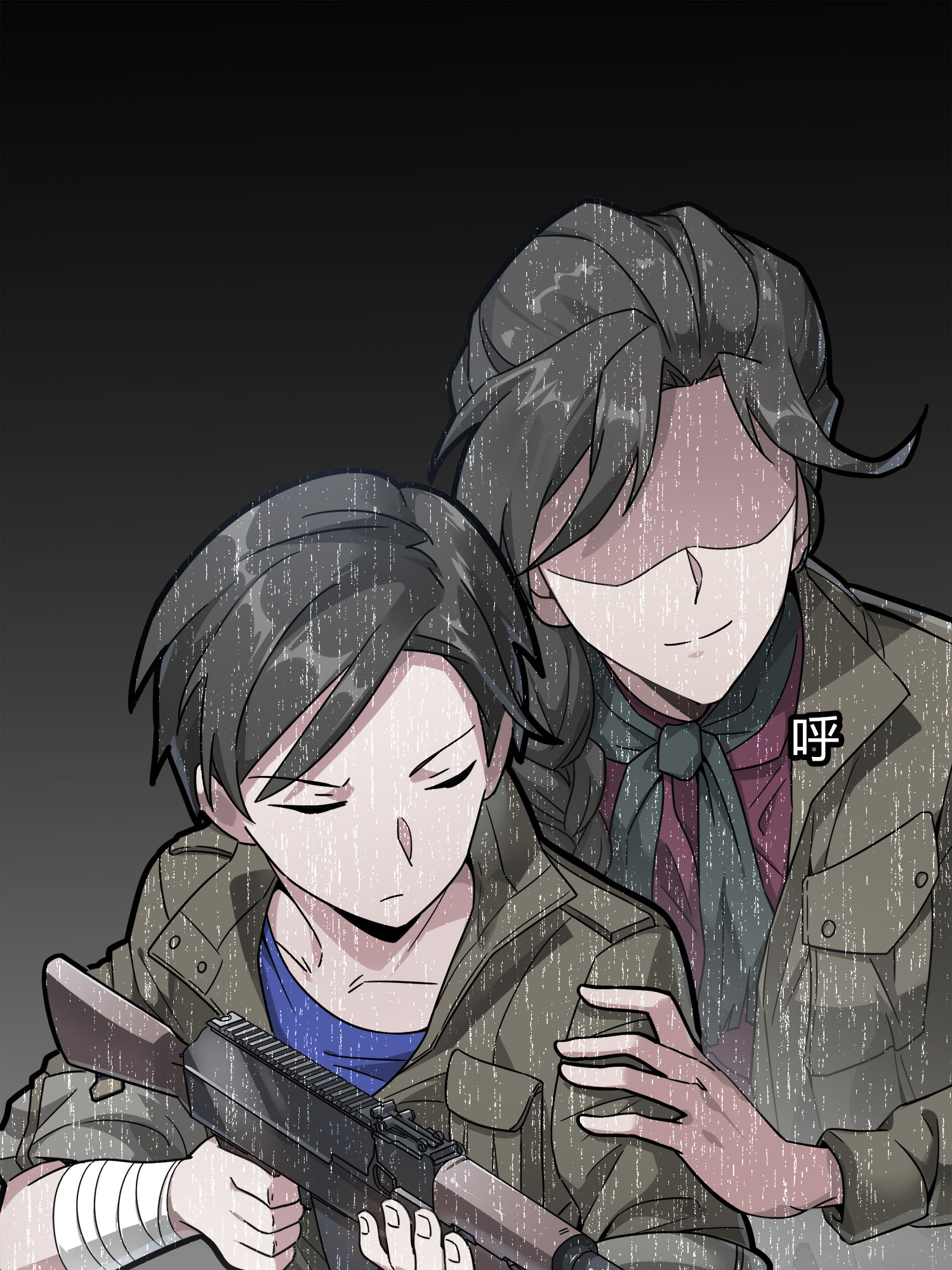 和平精英：描边战神013 终于会合