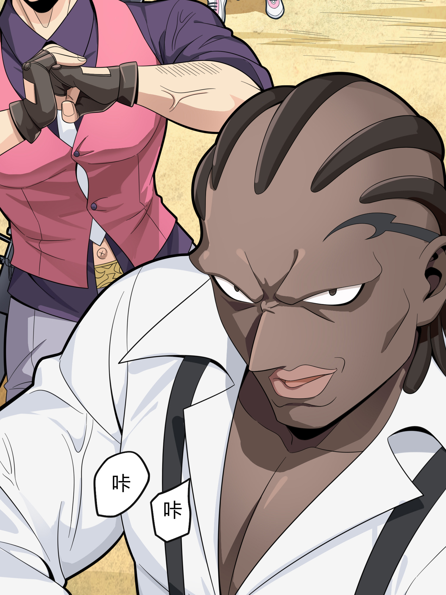 和平精英：描边战神035 火力对决