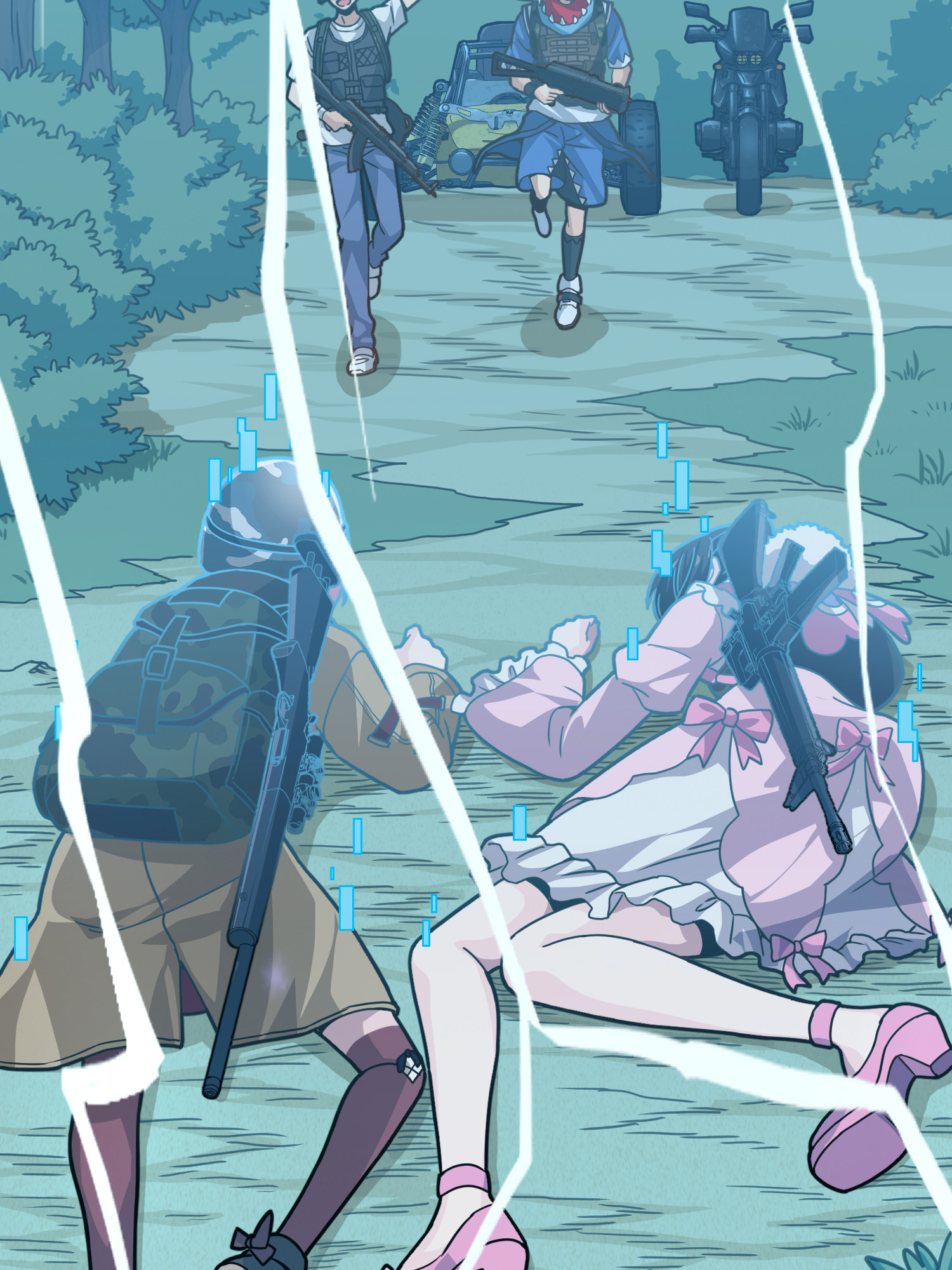 和平精英：描边战神046 活着