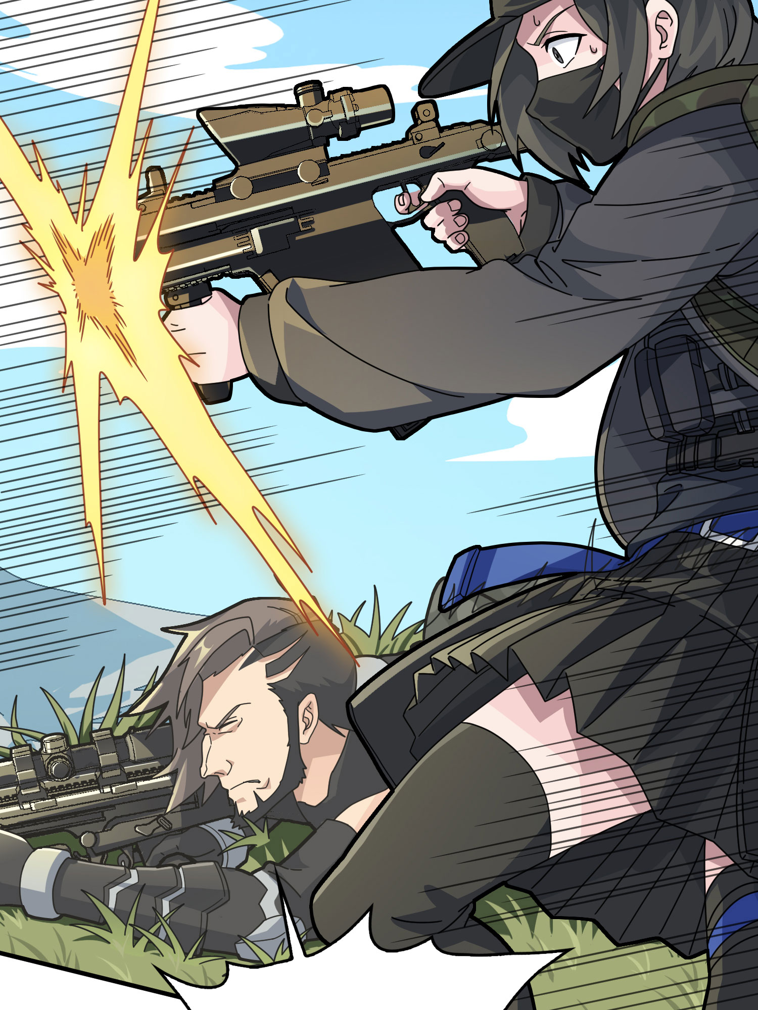 和平精英：描边战神047 绝地反击