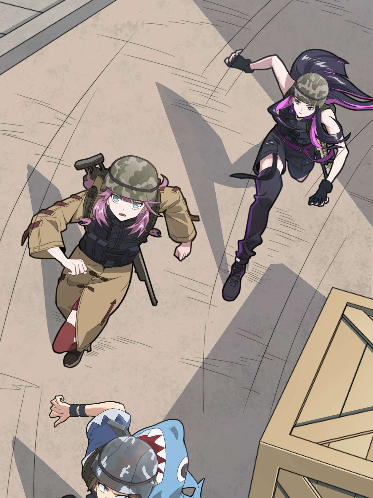 和平精英：描边战神055 小镇（一）