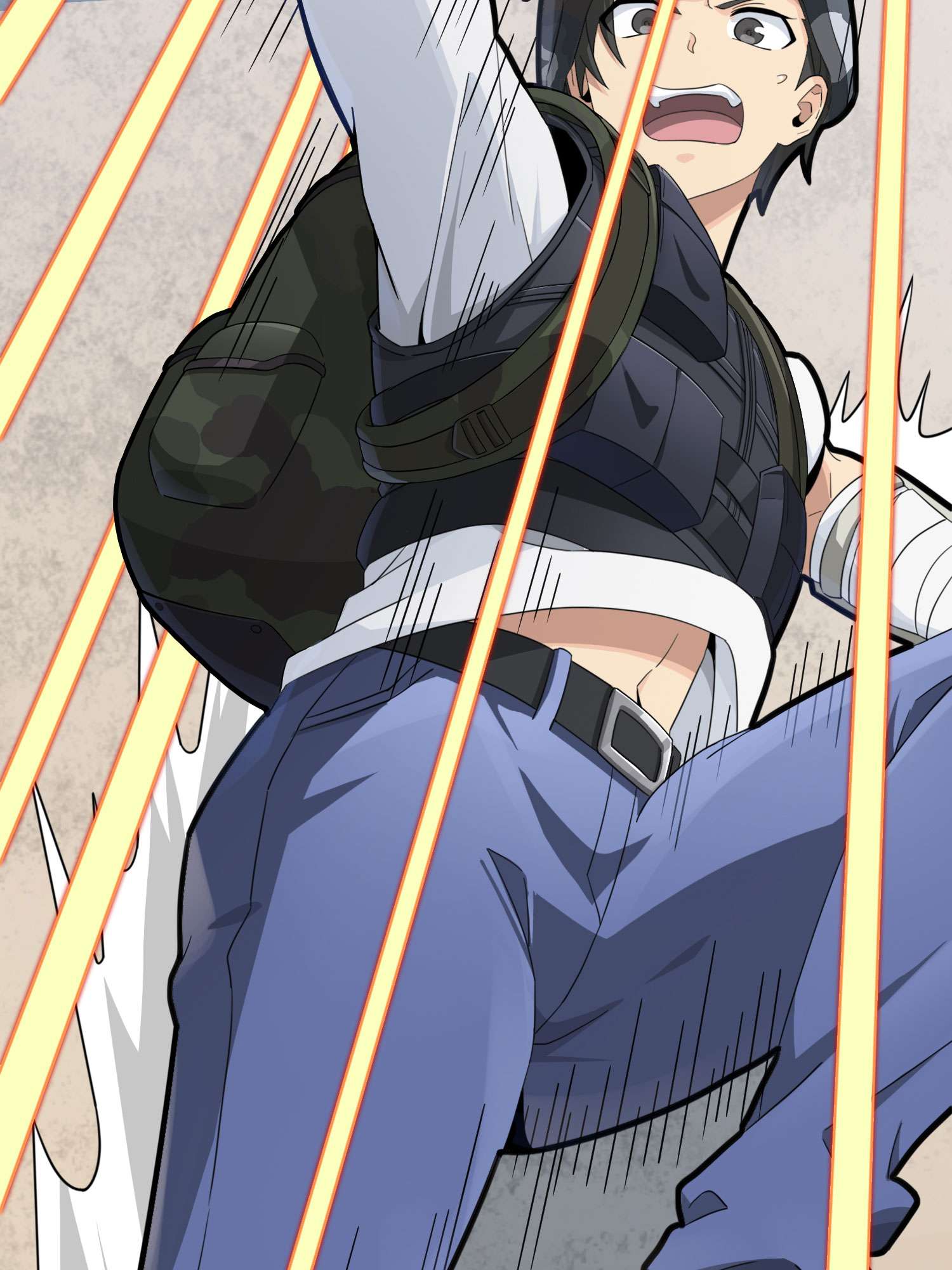 和平精英：描边战神055 小镇（一）