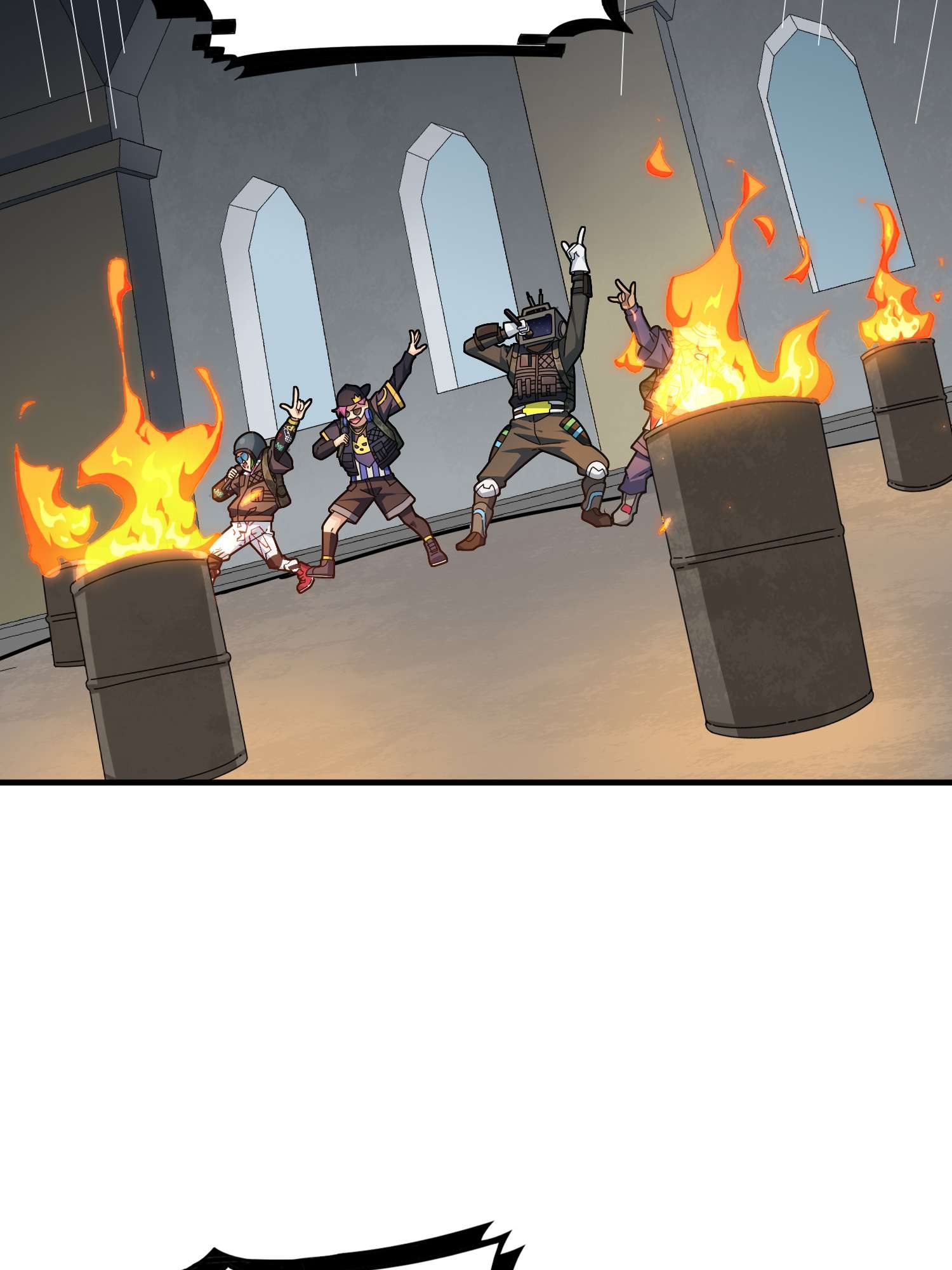 和平精英：描边战神063 一片漆黑