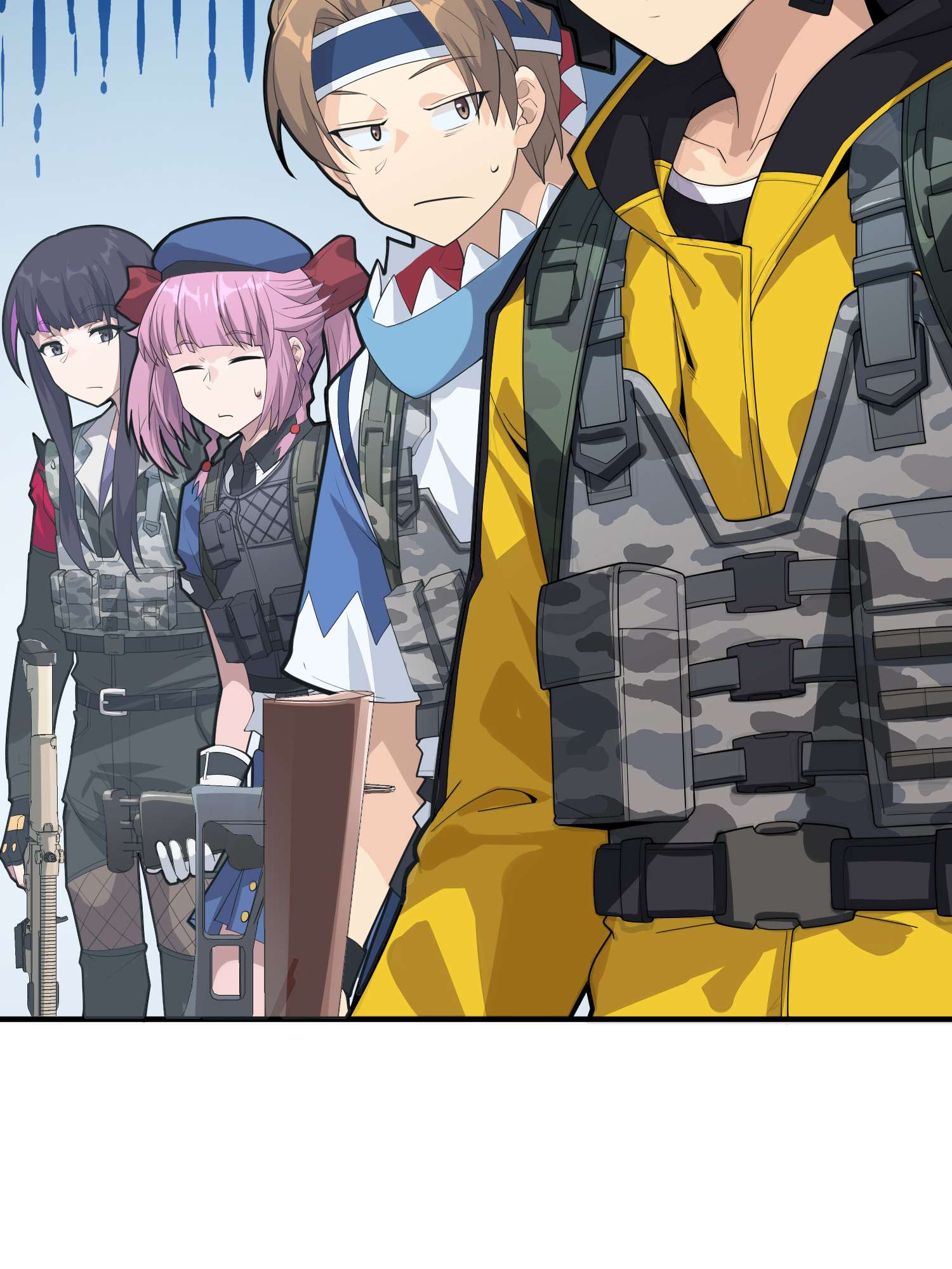 和平精英：描边战神063 一片漆黑