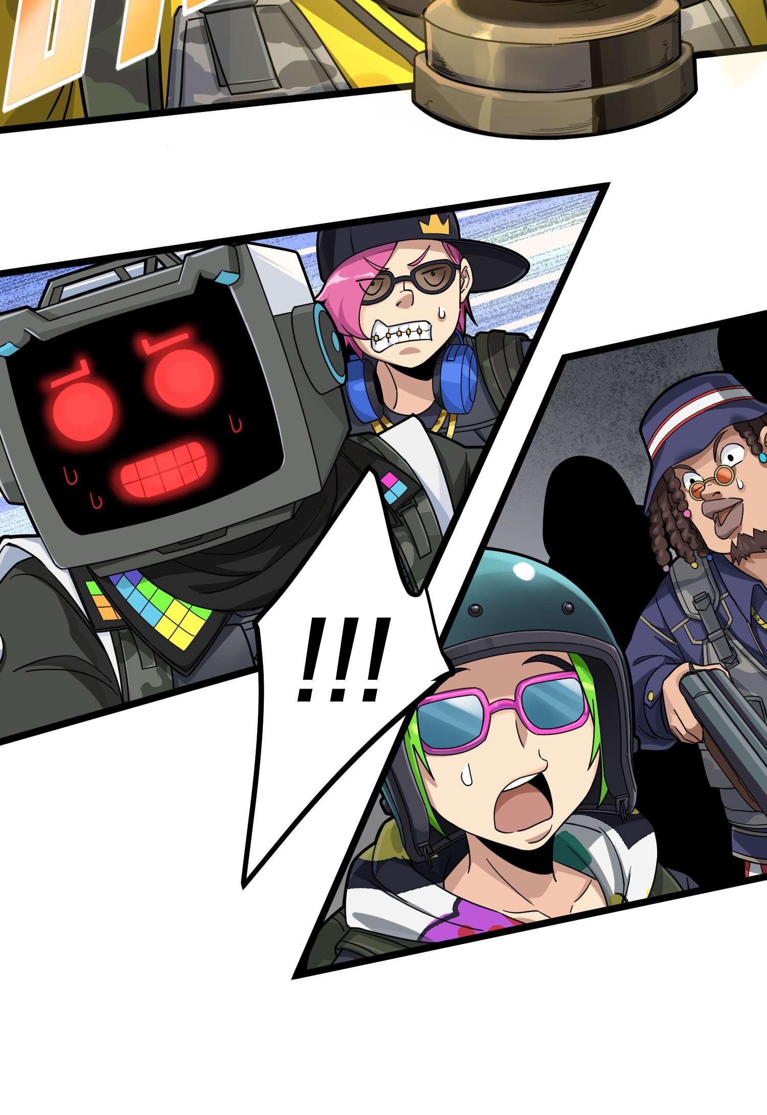 和平精英：描边战神064 裂痕