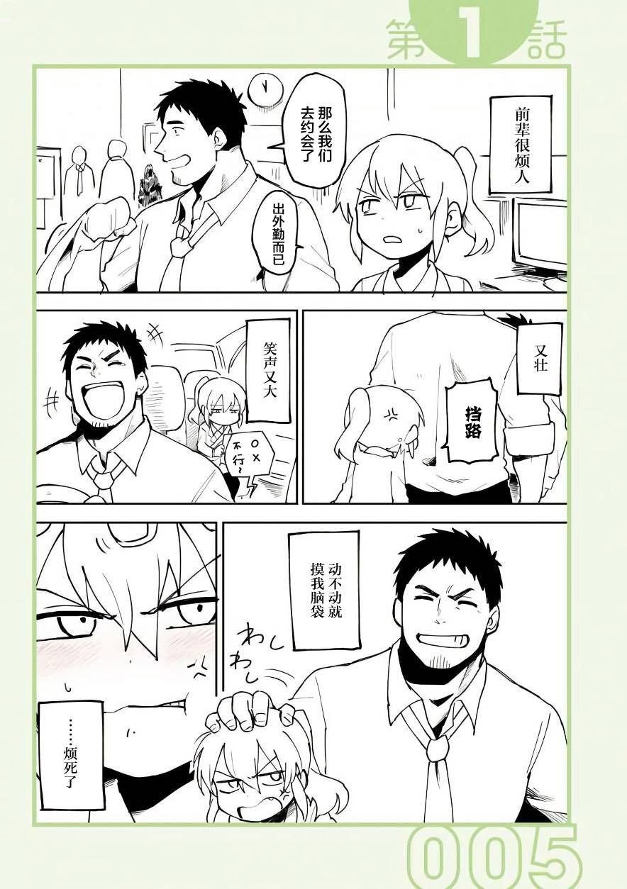 关于前辈很烦人的事第01话
