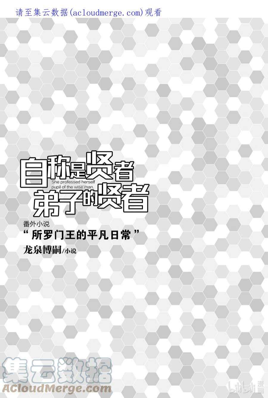 自称是贤者弟子的贤者番外小说 所罗门王的平凡日常