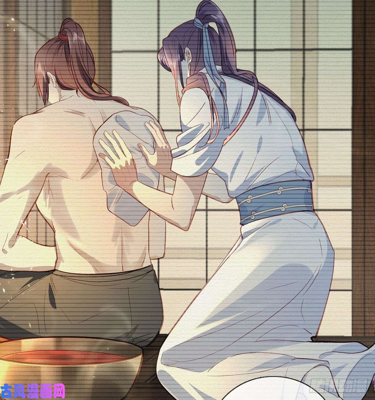 解战袍贴身照顾