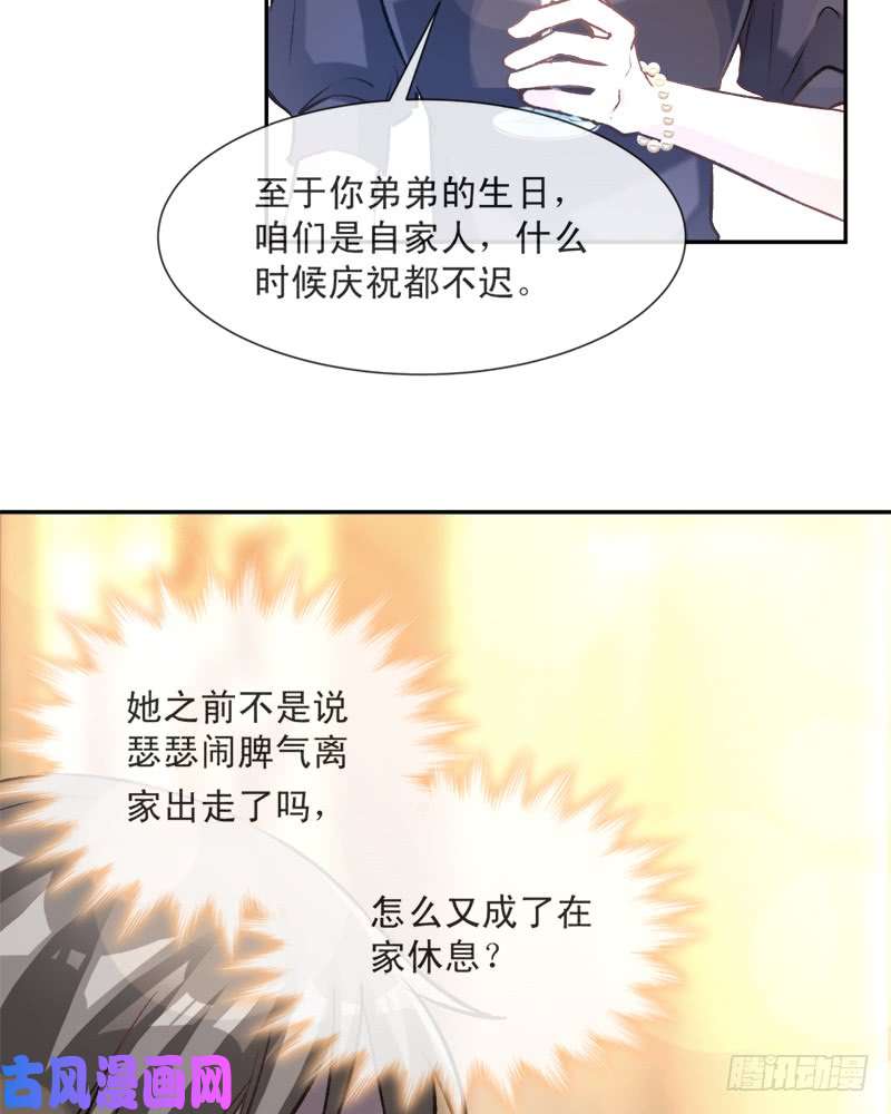 霸道总裁轻点爱006 话到严家