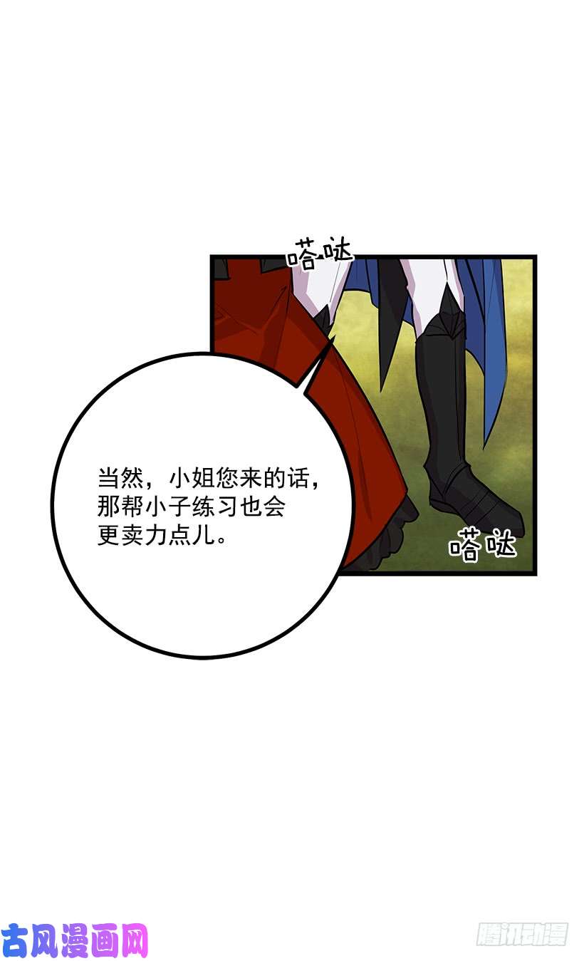 我是这家的孩子去看骑士团训练喽
