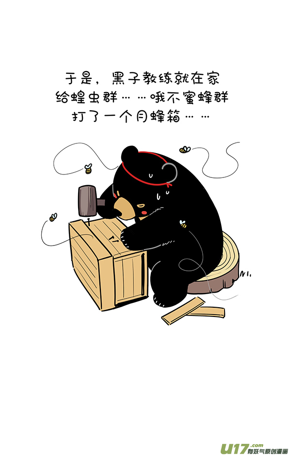 快把动物放进冰箱有的熊还在劳作，有的熊已经收获~