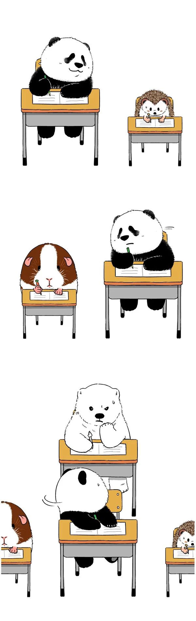 快把动物放进冰箱142 寒假玩嗨了，开学考试怎么破