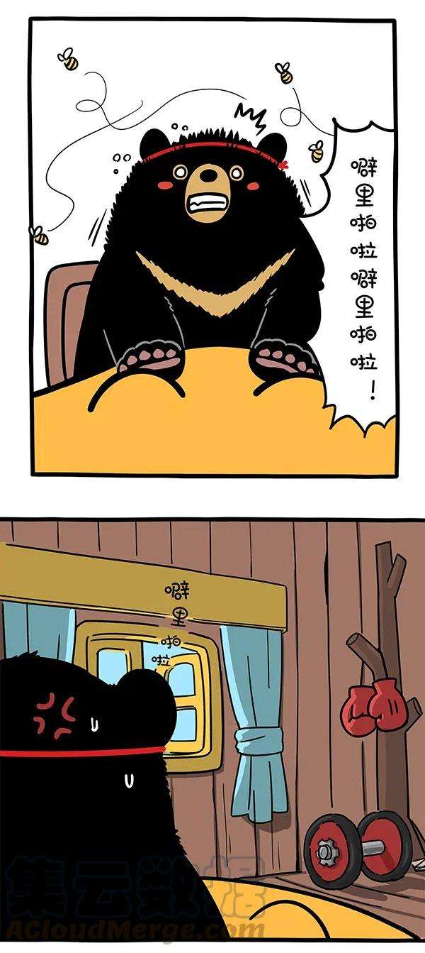快把动物放进冰箱279 春天，有的熊还在劳作，有的熊已经收获~