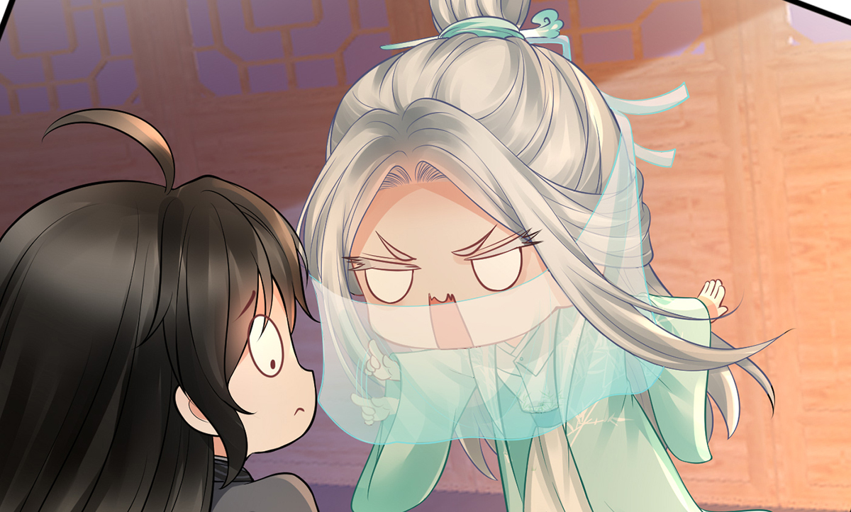 打死也不做师尊19 第18话 摘下面纱去沐浴