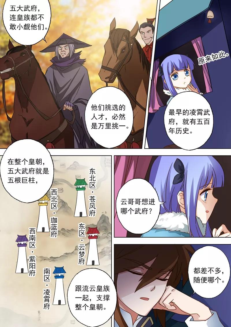 灵剑尊63话 五大武府