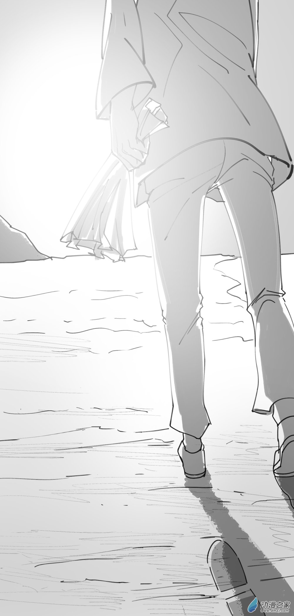 灵魂海滩的赶路人00