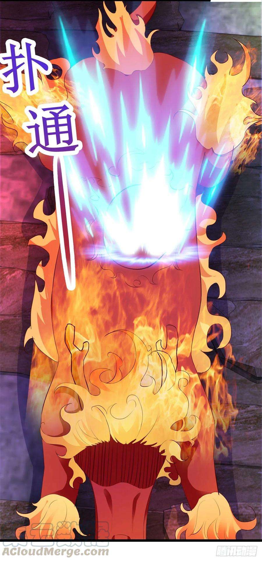 神魂武帝122话 天虎枪力战豪火球